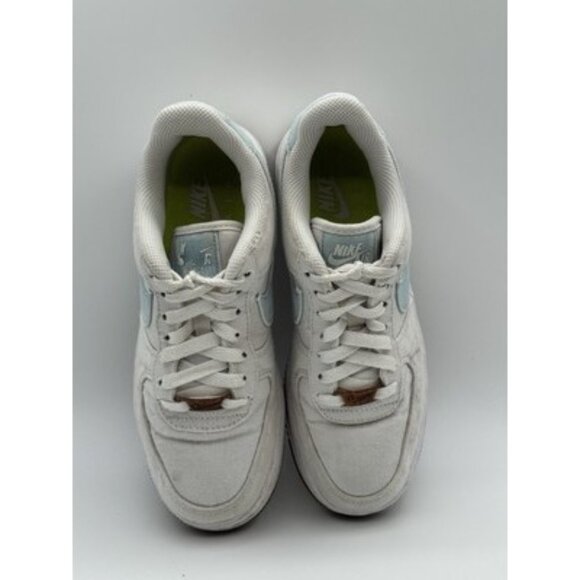 Nike Air Force 1 '07 Low SE Indigo Womens 6 Sneakers White Canvas CZ0269-100 - Picture 6 of 9